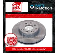 2x Brake Discs Pair Vented Front 240mm 19508 Febi Set 0569021 569021 09195985