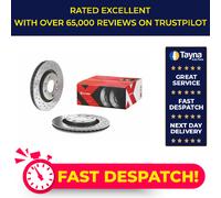2x Brake Discs Pair Vented fits VAUXHALL CORSA F Front 1.2 1.5D 2019 on 266mm
