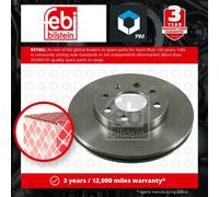 2x Brake Discs Pair Vented Front 240mm 19508 Febi Set 0569021 569021 09195985