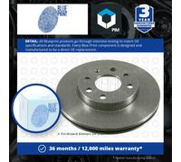 2x Brake Discs Pair Vented fits VAUXHALL CORSAVAN C 1.2 Front 00 to 06 Z12XE Set