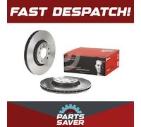 2x Brake Discs Pair Vented fits VAUXHALL CORSAVAN E Front 1.2 1.3D 2014 on 308mm