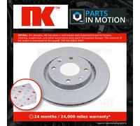 2x Brake Discs Pair Vented fits CITROEN C3 AIRCROSS Mk2 Front 1.2 1.5D 1.6D Set