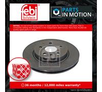 2x Brake Discs Pair Vented fits SAAB 9-5 YS3G 1.6 Rear 10 to 12 A16LET 315mm Set