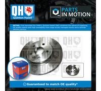 1x Brake Disc Rear Fits Chevrolet Opel Saab Vauxhall Quinton Hazell BDC5797