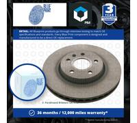 2x Brake Discs Pair Vented Front 321mm ADW194303 Blue Print Set 13501320 0569064
