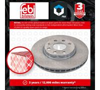 2x Brake Discs Pair Vented fits VAUXHALL TIGRA X04 Front 1.4 1.8 1.3D 04 to 09