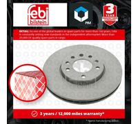 2x Brake Discs Pair Vented Front 285mm 23549 Febi Set 46836491 46844071 51819733