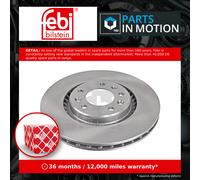 2x Brake Discs Pair Vented fits VAUXHALL VIVARO C, K0 Rear 1.5D 2.0D 2019 on Set