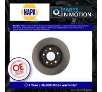 2x Brake Discs Pair Vented fits VAUXHALL VIVARO X82 1.6D Front 2014 on 296mm Set
