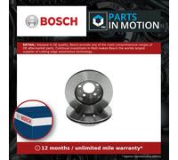 Bosch Brake Disc 0 986 479 480 - Vented Front 263mm Pair - Fits Volvo