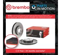 2x Brake Discs Pair Vented fits VOLVO V50 545 Front 03 to 12 278mm Set Brembo