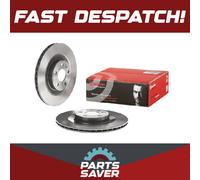 2x Brake Discs Pair Vented fits VOLVO V90 Mk2 2.0 Rear 2016 on 320mm Set Brembo
