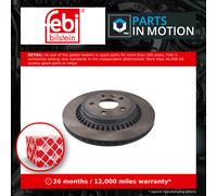 2x Brake Discs Pair Vented fits VOLVO XC60 Mk1 3.2 Rear 09 to 15 302mm Set Febi