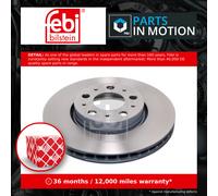 Febi 18044 Brake Disc Front High Performance Fits Volvo S60 2001 - 2010