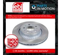 febi bilstein 32249 Brake Disc Set (2 Brake Disc) rear, internally ventilated, No. of Holes 5