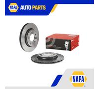 2x Brake Discs Pair Vented fits VW CALIFORNIA T5, T6 2.0D Rear 2009 on 294mm Set