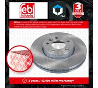 2x Brake Discs Pair Vented fits VW CALIFORNIA T6 2.0 Front 15 to 19 308mm Set