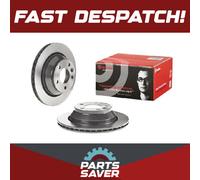 2x Brake Discs Pair Vented fits VW CARAVELLE Mk5 2.0 Rear 03 to 15 AXA 314mm Set