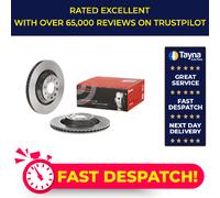 2x Brake Discs Pair Vented fits VW GOLF Rear 2004 on 310mm Set Brembo 1K0615601N