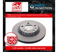 2x Brake Discs Pair Vented fits AUDI A4 B5 1.8 Front 94 to 01 280mm Set Febi New