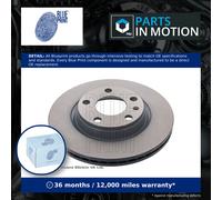 Blue Print ADV184320 Brake Disc Set (2 Brake Disc) front, internally ventilated, No. of Holes 5