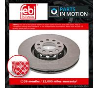 2x Brake Discs Pair Vented fits VW PASSAT 3B3, 3B6 4.0 Front 01 to 04 321mm Set