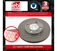 2x Brake Discs Pair Vented fits VW SANTANA 32B Front 1.9 2.0 81 to 84 239mm Set