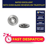 2x Brake Discs Pair Vented fits VW T-CROSS C11 1.5 Front 2020 on 276mm Set New