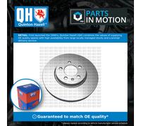 2x Brake Discs Pair Vented fits VW T-CROSS C11 1.5 Front 2020 on 276mm Set QH
