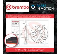 2x Brake Discs Pair Vented fits VW TIGUAN Front 1.4 2.0 1.6D 2.0D 2016 on 340mm
