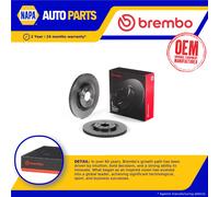 2x Brake Discs Pair Vented fits VW TOUAREG CR7 Rear 2.0 3.0 3.0D 2017 on 330mm