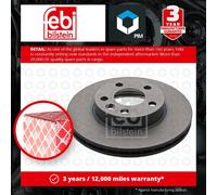 2x Brake Discs Pair Vented Front 280mm 14040 Febi Set 7D0615301A 7D0615301C New