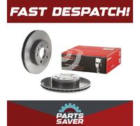 2x Brake Discs Pair Vented fits VW TRANSPORTER Mk4 2.8 Front 96 to 00 AES 280mm