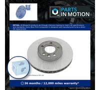 2x Brake Discs Pair Vented Front 300mm ADV184358 Blue Print Set 1141782 Quality