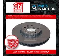 Febi Bilstein 44015 Brake Disc Fits VW Transporter / Caravelle 2.0 TDI 4motion