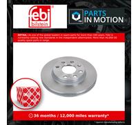 FEBI BILSTEIN 02806 Brake Disc Front Fits Bedford Astra Van Estate Van Daewoo