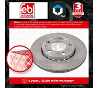2x Brake Discs Pair Vented Front 238.7mm 22874 Febi Set 6Q0615301 6Q0615301A New