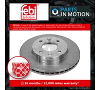 2x Brake Discs Pair Vented fits RENAULT R19 53, 53C, Mk2 Front 1.7 1.8 1.9D Set