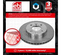 2x Brake Discs Pair Vented Front 238mm 09072 Febi Set 4020600QAJ 4020600Q0D New