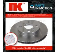 2x Brake Discs Pair Vented Front 238mm 204559 NK Set 4351216070 4351216110 New