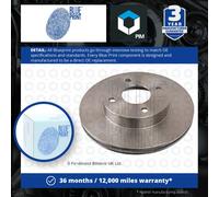 2x Brake Discs Pair Vented Front 238mm ADN14393 Blue Print Set 402061F500 New