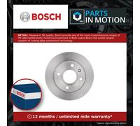 Bosch BD428 Brake Disc Set - 239.5 mm Vented Discs - Front Axle - ECE-R90 Certified - Good Cooling, Reliable Braking, Corrosion Protection - 1 Set of 2 Discs