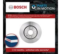 2x Brake Discs Pair Vented Front 247mm 0986479239 Bosch Set 1613819880 4246F0