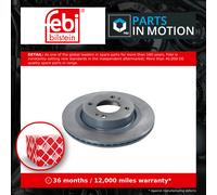 2x Brake Discs Pair Vented Front 251mm 108391 Febi Set 4615A129 Quality New