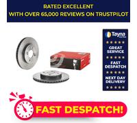 2x Brake Discs Pair Vented Front 252mm 09.D247.11 Brembo Set 5531152R50 Quality