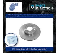 2x Brake Discs Pair Vented fits KIA PICANTO SA 1.1D Front 05 to 11 D3FA 252mm
