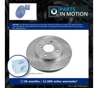 2x Brake Discs Pair Vented Front 252mm ADK84350 Blue Print Set 55311M69P10 New