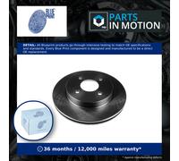 2x Brake Discs Pair Vented Front 252mm ADN14397 Blue Print Set 402062N301 New
