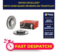 2x Brake Discs Pair Vented Front 255mm 09.A707.11 Brembo Set 435120D090 Quality