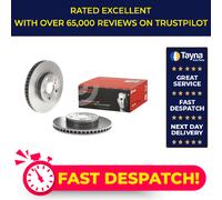 2x Brake Discs Pair Vented Front 255mm 09.B494.11 Brembo Set 4351247040 Quality